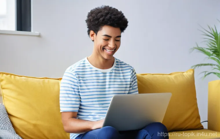 TOPIK 시험 기출문제 해설 강의 - **Prompt:** A focused student, around 20-25 years old, is simultaneously engaging with the listening...